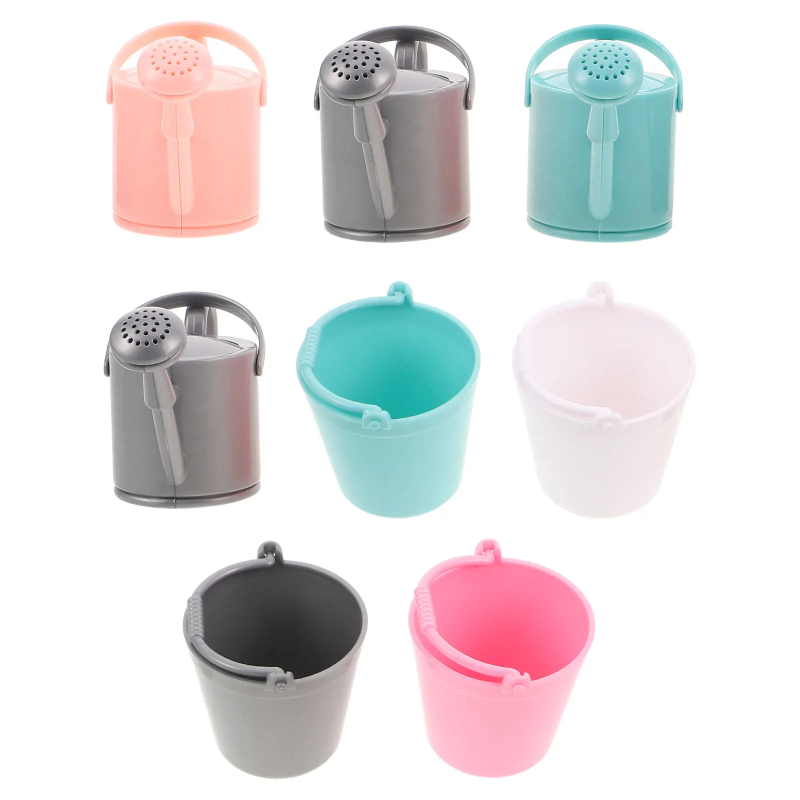 

1 set 1 Set Mini Watering Can For Kids Adorable Vibrant Miniature Bucket Garden Pretend Care Small Space Decoration