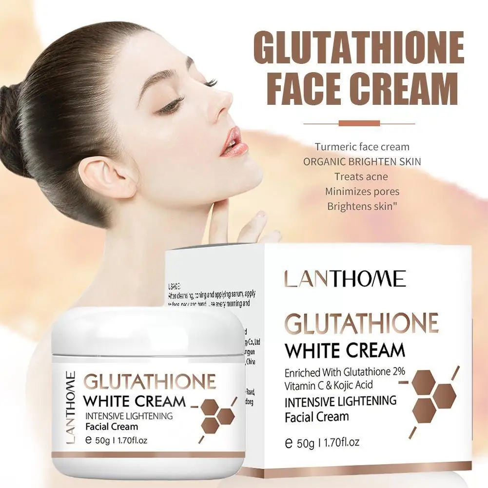 Glutathione Face Cream Mild Glutathione For Skin Whitening Face Lotion Tighten Skin Restore Elasticity Nourish Reduce Wrink F0L4