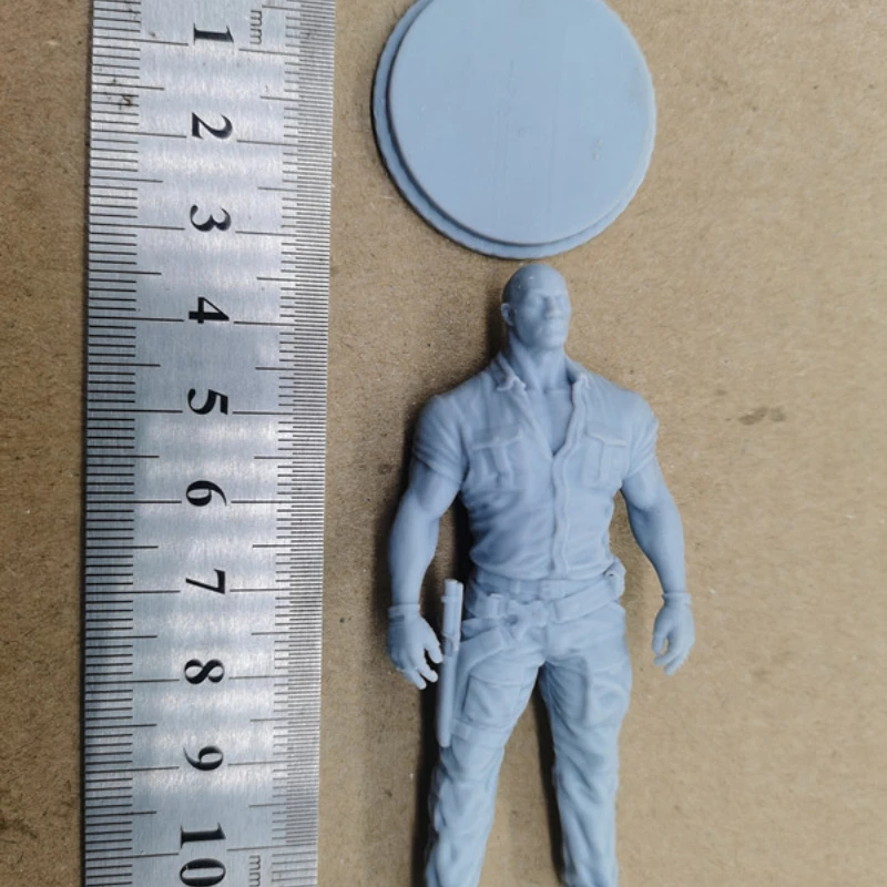 The Rock Diy Resin Figure 1/24 Scale 75mm Assemble Model Kit Unassembled Dioramas Unpainted Statuettes Toy