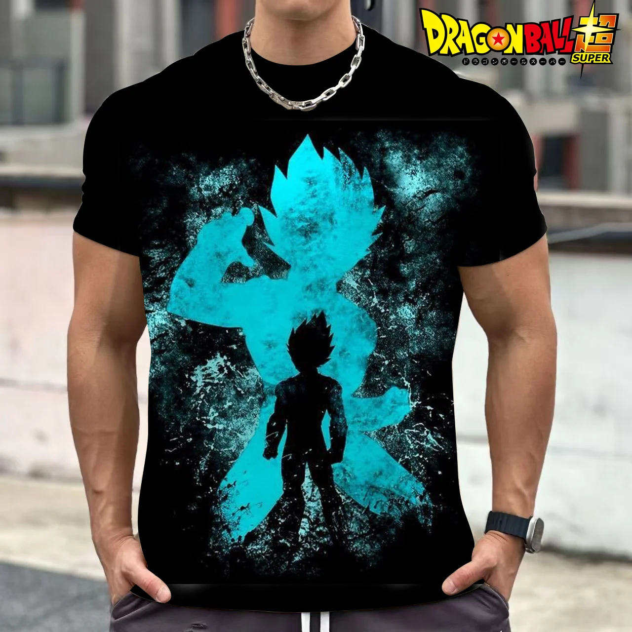 

T Shirts Cosplay Vegeta Men Shirt Men's T-shirt T-shirts Super Saiya Tops Streetwear Fashion Goku 2025 Clothing 100-5XL