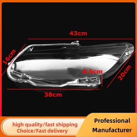 Left/Right Front Headlight Lens Covers For BMW E92 E93 Coupe Convertible M3 2006 2007 2008 2009 2010 Clear Headlamp Cover Shell 8 best sales headlight lens replacement - №3