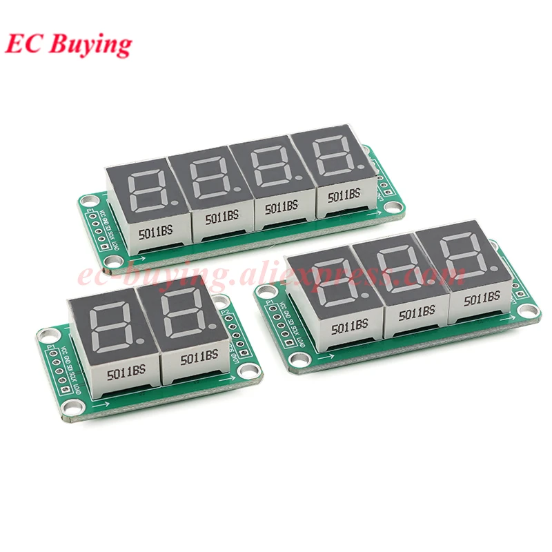 10 قطعة/1 قطعة محرك ثابت 2 3 4 قطعة 0.5 بوصة أنبوب رقمي LED وحدة عرض 0.5 '2 الرقمية 74HC595 أنبوب سلسلة لاردوينو لتقوم بها بنفسك