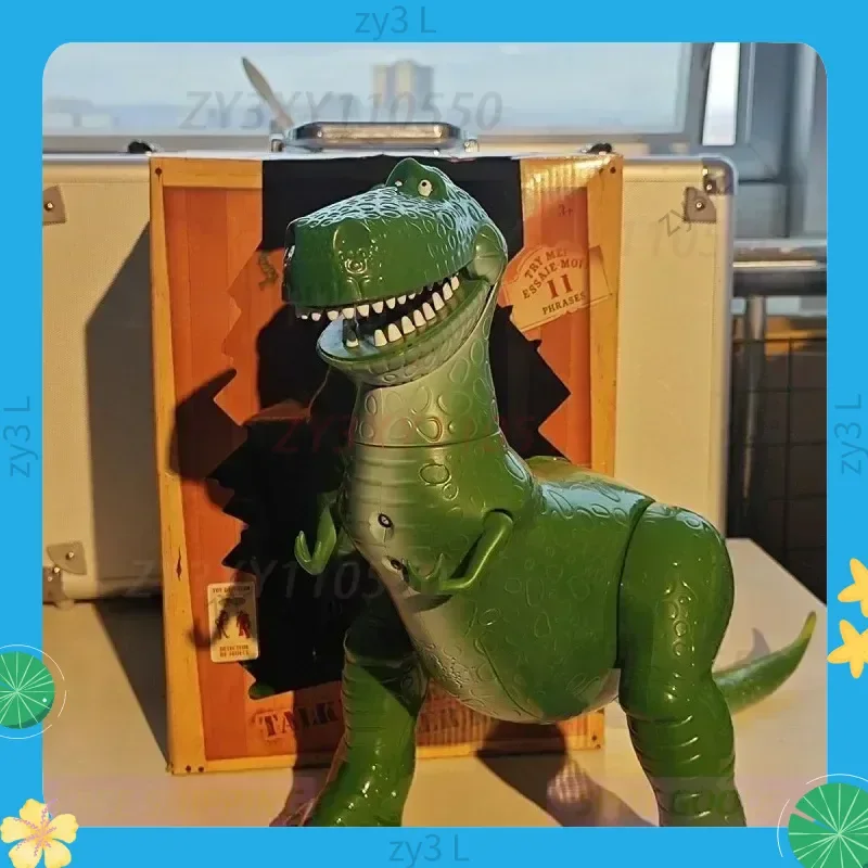 

Disney Toy Story Rex Роскошная фигурка Рекса Vocalize, игрушка Шериф Вуди Гордость, модель баса, кукла 34 см, детская игрушка, подарки