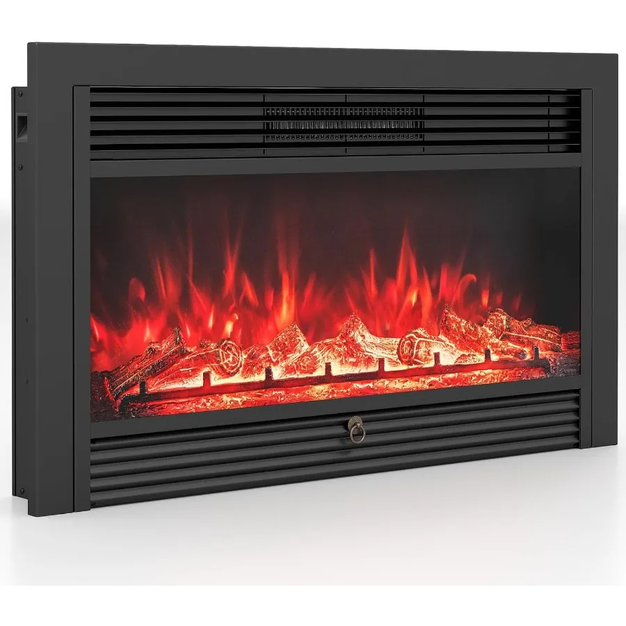 33 مدفأة كهربائية مدفأة مثبتة على الحائط/مثبتة بذاتها مع جهاز تحكم عن بعد لغرفة المعيشة أو غرفة النوم 3 كولو