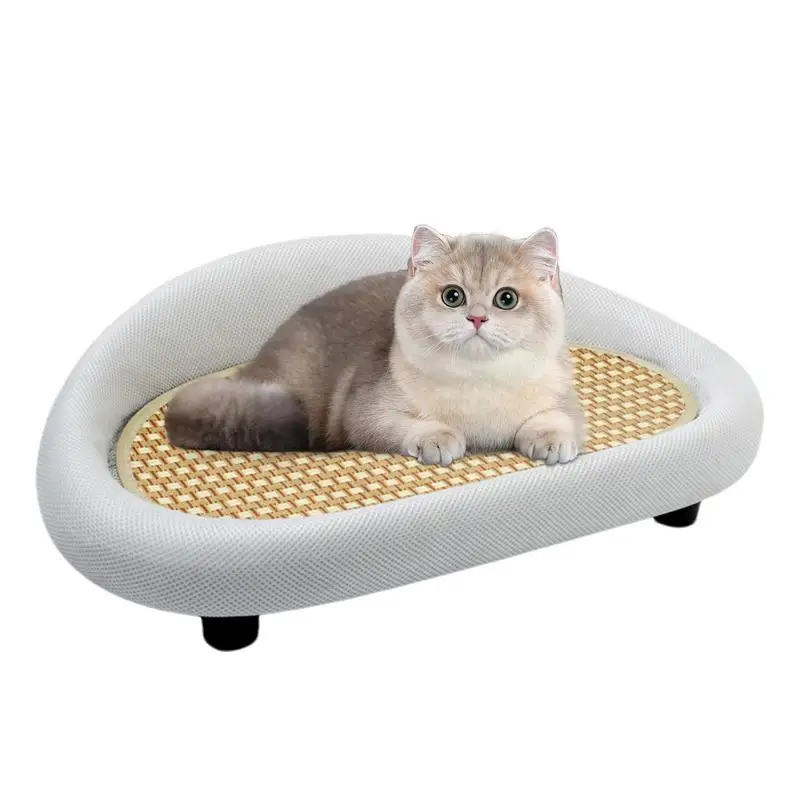 2 in 1 Cat Scratching Board and Lounge Bed Breathable Wear-Resistant Cat Lounge Bed  Cat Hammock for Indoor Cats Accessories