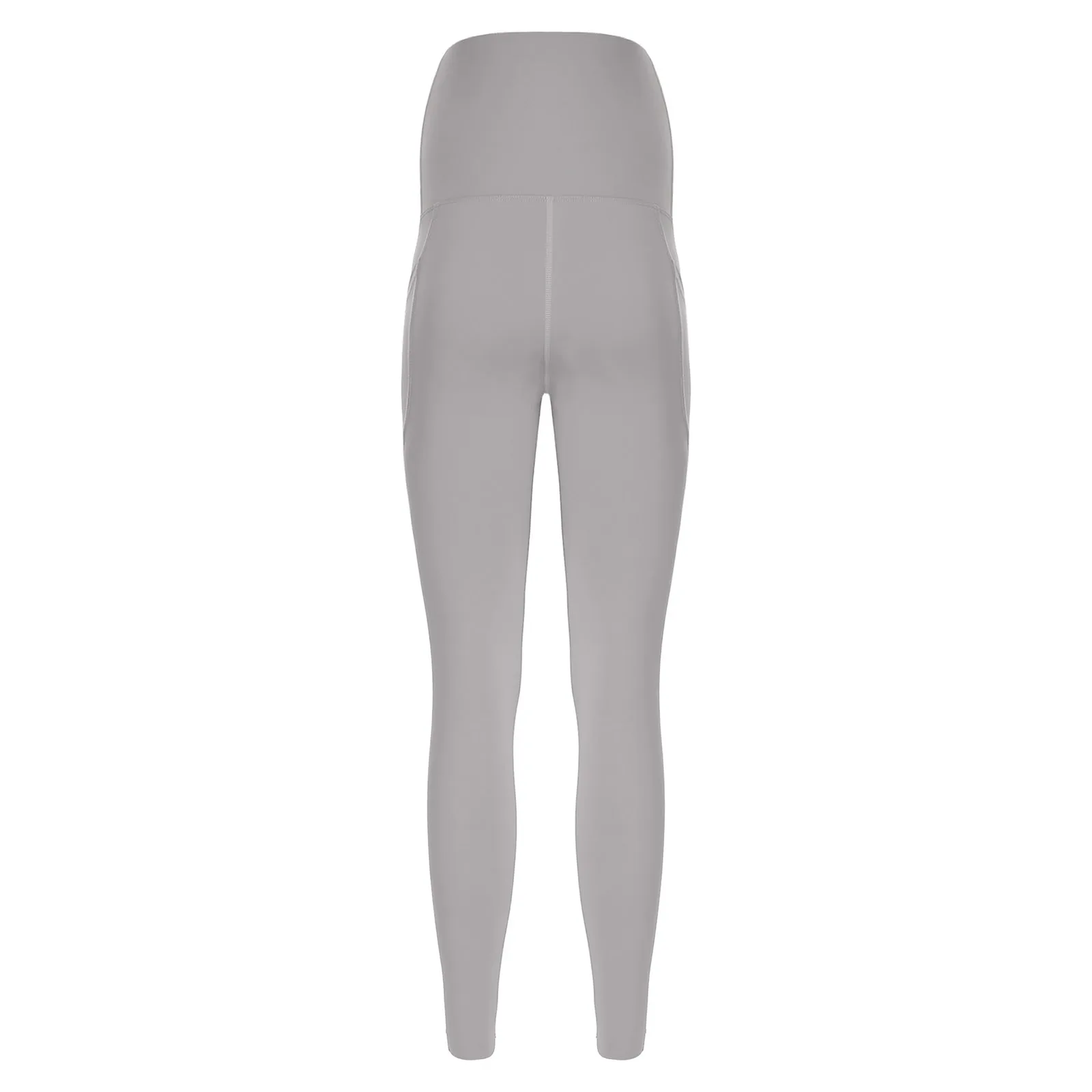 マタニティレギンス 腹部にポケット付き 伸縮性のあるカジュアルな妊娠中の女性用パンツ タイツ ジム ヨガ ワークアウト フィットネス スポーツ用