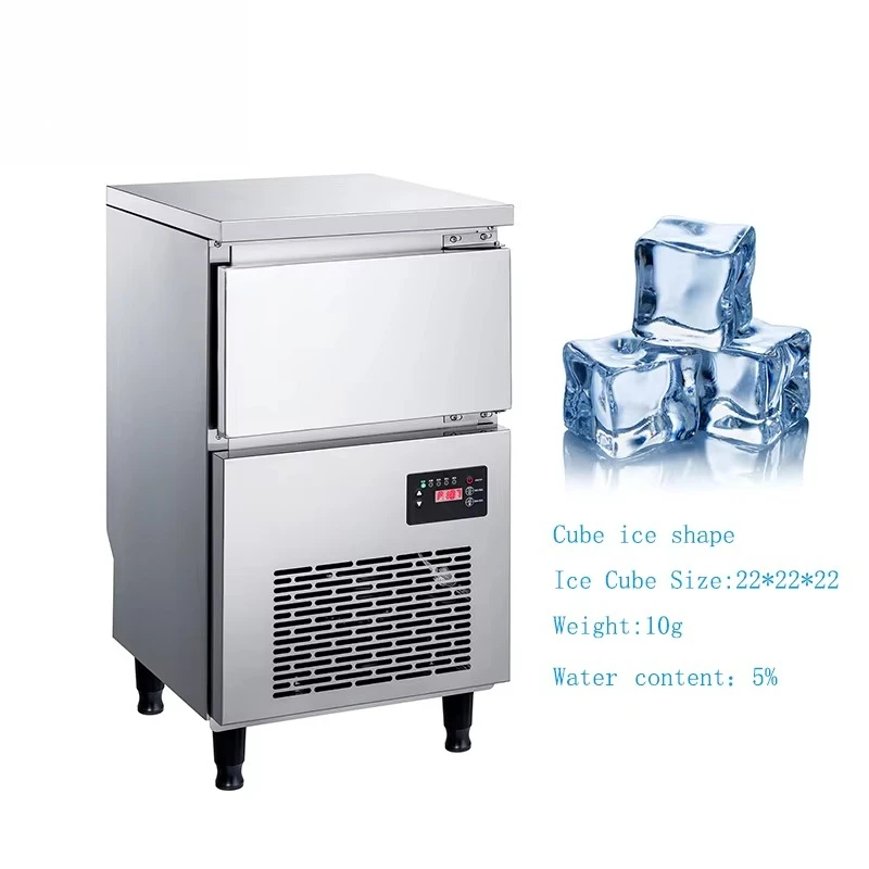 

70-фунтовая/24-часовая машина для производства льда в кубиках, коммерческая