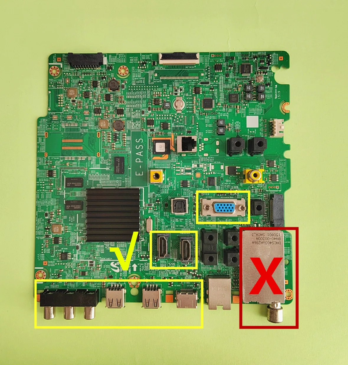 اللوحة الرئيسية للتلفزيون ، ، ، ، ، ، 40 بوصة ، hgad690 ، ،