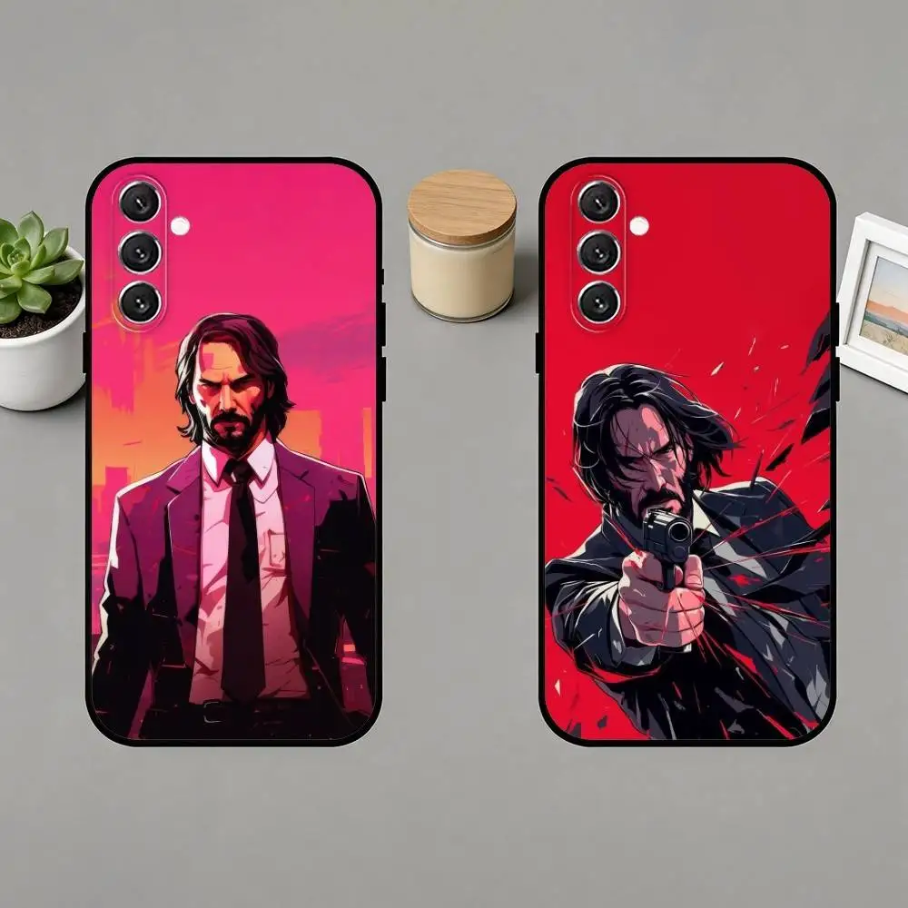 

Keanu Reeves Phone Case For Samsung Galaxy A91,80,73,72 ,71,53,52,32 ,31,22,21s,20,Soft Black Case