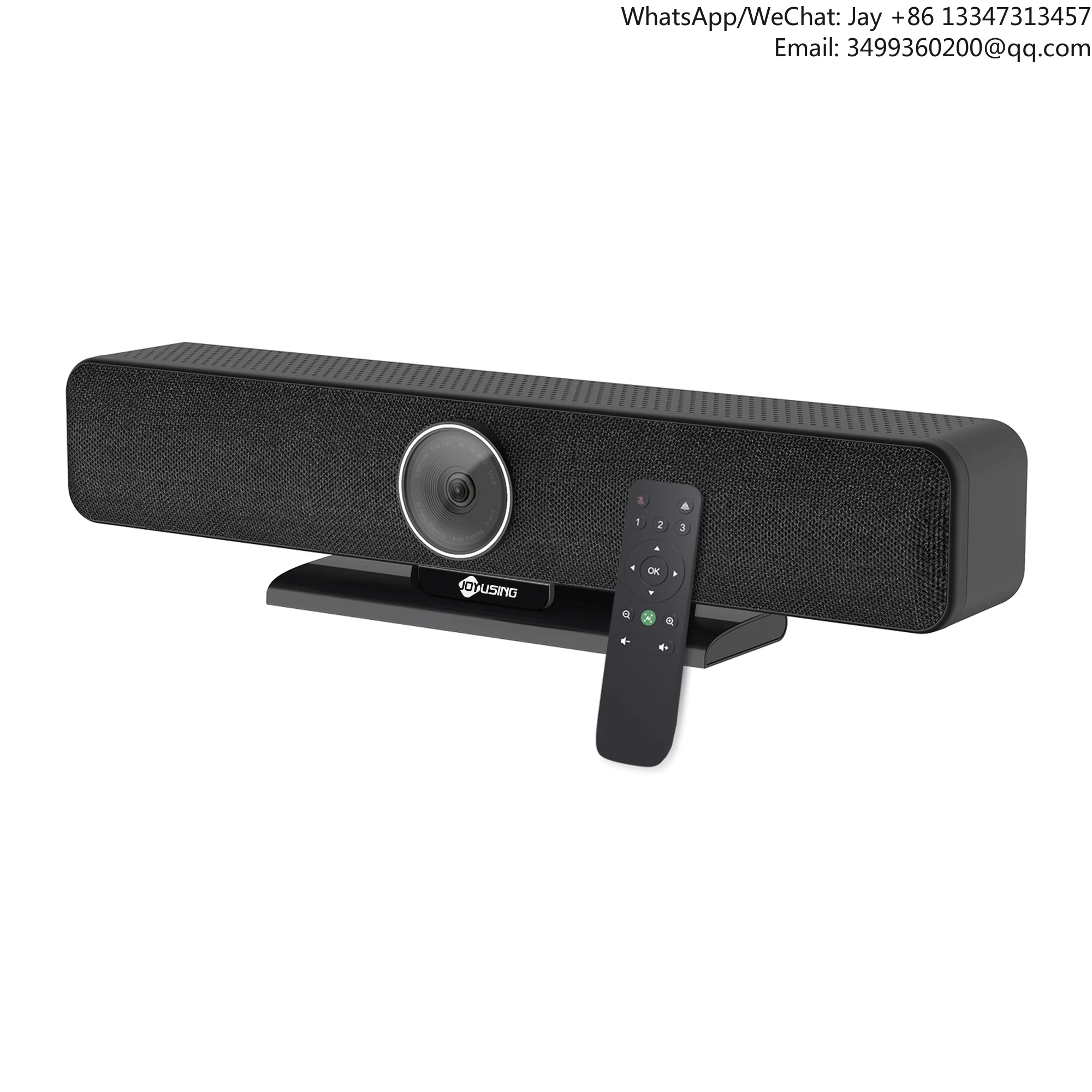 

Joyusing Zoom Room Video Conference System Meeting Room Speakers Camera 4K AI Video Bar USB Camera With Microphone