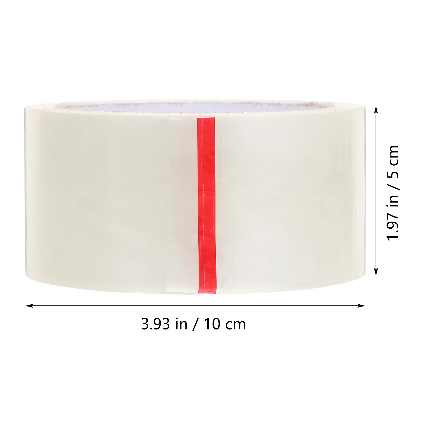 1 Roll 50M Heavy Duty Clear Packing For Carton Sealing Packaging Waterproof Pvc Material Multi-Function Packaging Rolls Sticky