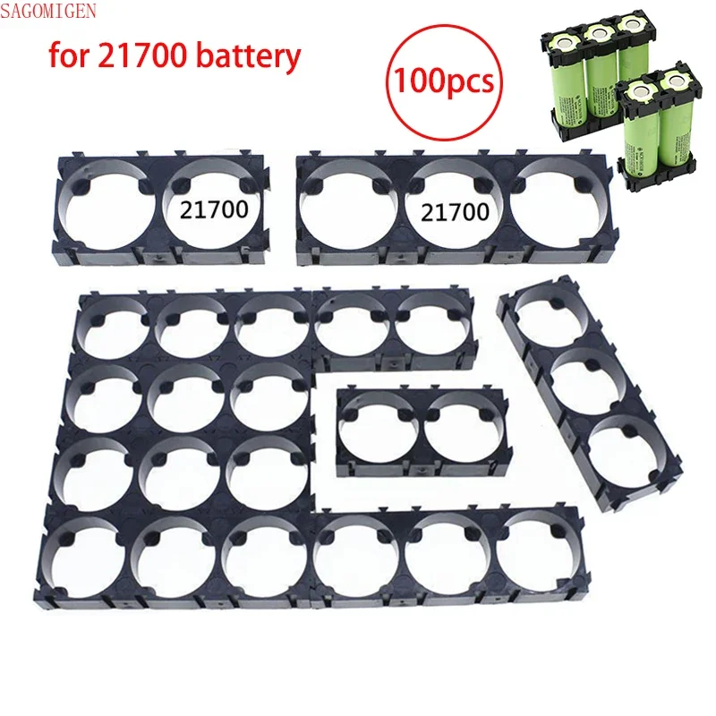 Wholesale 100pcs e-bike Scooter Battery 21700 Lithium Battery Bracket 12V/24V/36V48V/60V72V Battery Combination Fixed Bracket