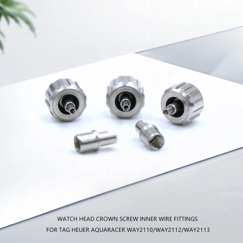 Watch Head Crown Screw Inner Wire Fittings For Tag Heuer Aquaracer WAY2110/WAY2112/WAY2113