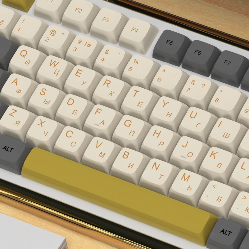 Xda profil pbt keycaps spanisch koreanisch französisch deutsch portugiesisch russisch japanisch keycap für mechanische tastatur mit iso layout