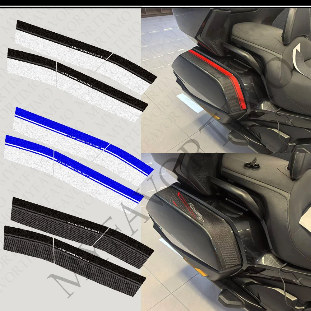 Motorcycle For Goldwing Gold Wing GL1800 GL 1800 F6B Tour Side Trunk Tail Luggage Panniers Cases Stickers Protection 2018 - 2026