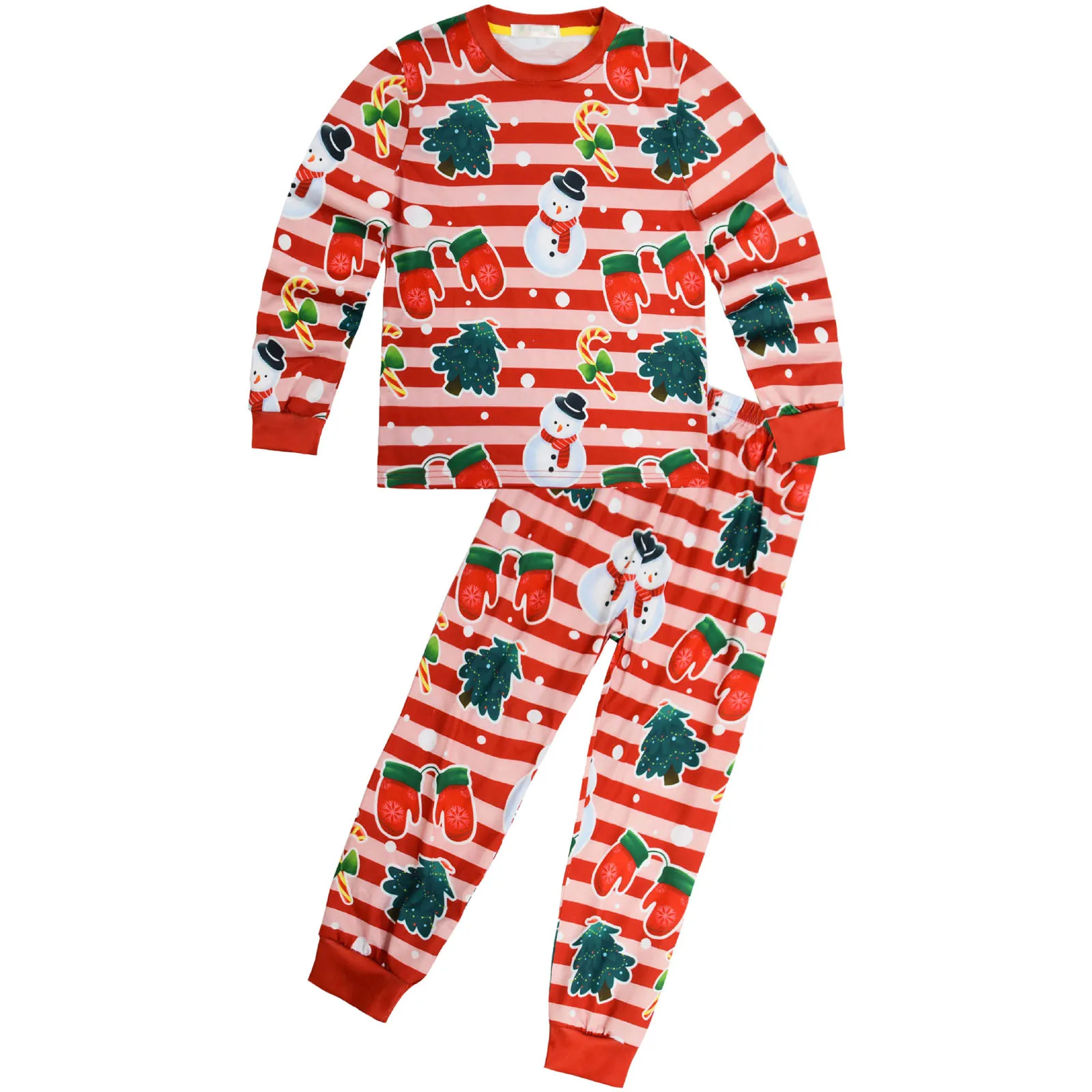 Christmas Pajamas For Children Girls Boys Santa Claus Xmas Prints Pajama Set Cotton Pjs Baby New Year Sleepwear Kids Clothes Set