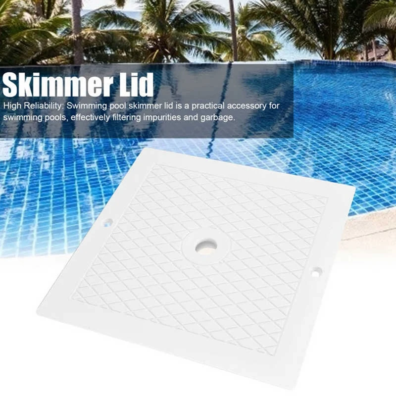 Swimming Pool Skimmer Lids Reliability Effective Filtration Easy To Install Quadrate Skimmer Cover For Pool SPA Drain