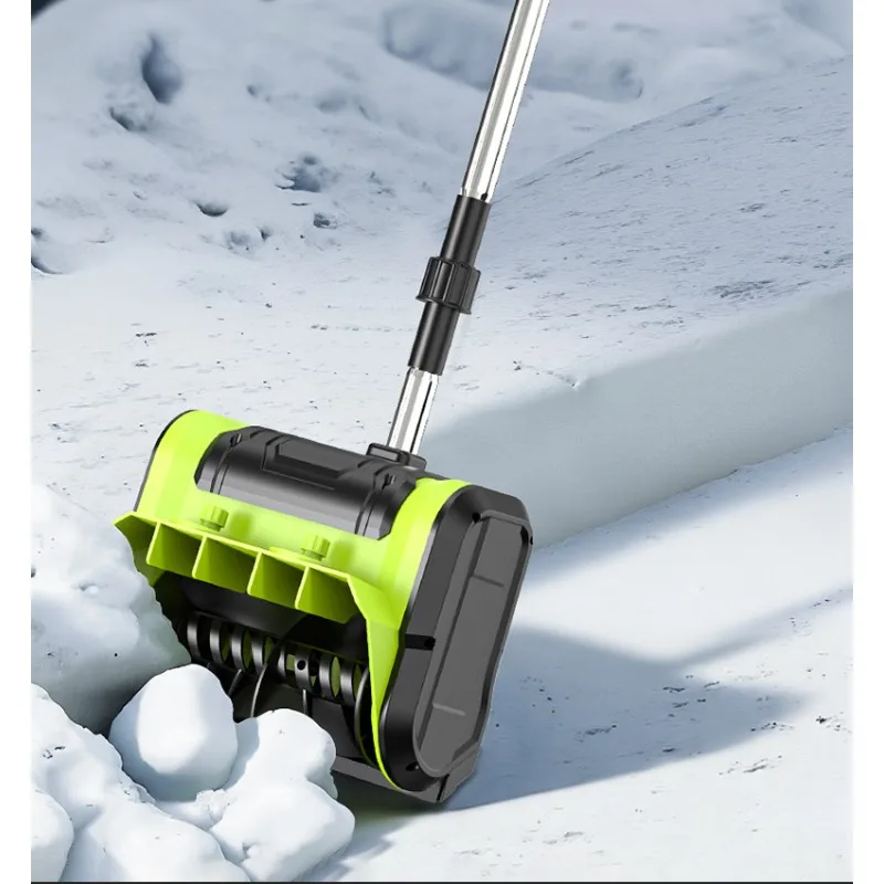 High-power cordless snowblower with 25cm clearing path and brushless motor for suburban household use