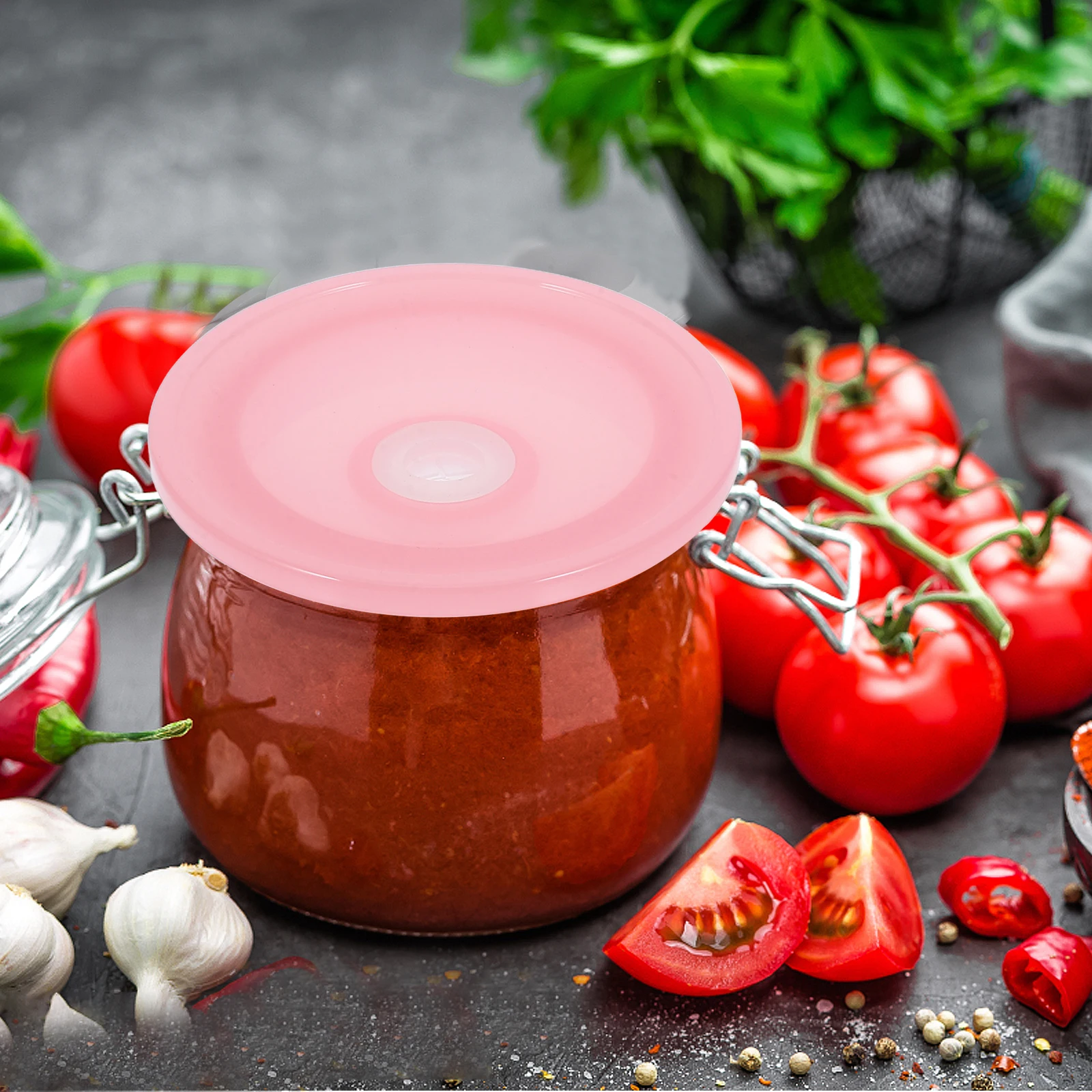 

4pcs Glass Cup Lids Wide Mouth Mason Jar Straw Lid For 16Oz 20Oz Leakproof Jam Jar Lids With Straw Hole Dishwasher Safe