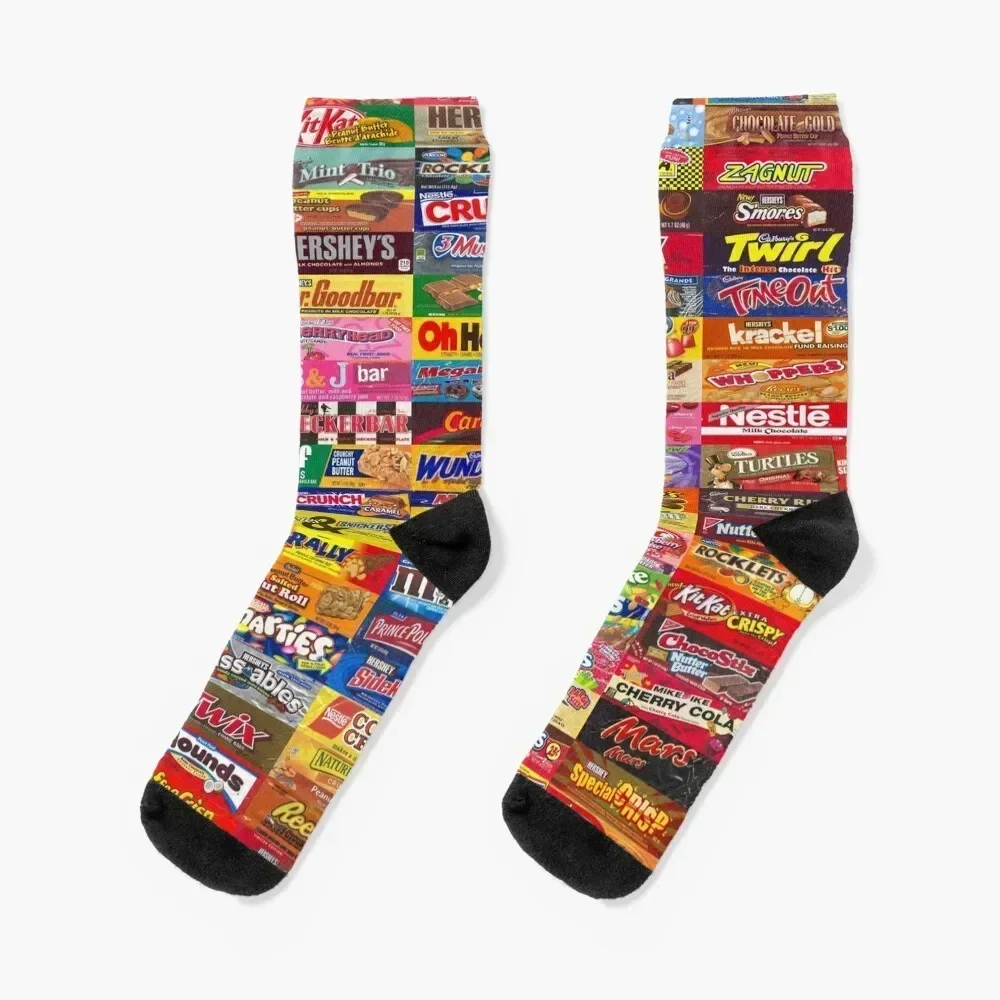 Candy Wrappers Socks snow golf shoes Wholesale Designer Man Socks Women's