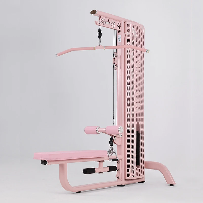 Women's Gym Equipment Multi functional High Altitude Pull Down Comprehensive Pink High Low Pull Back Muscle Trainer