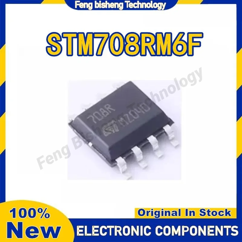 STM708RM6F Screen Printed 708R SOP8 Monitor Reset Chip in stock