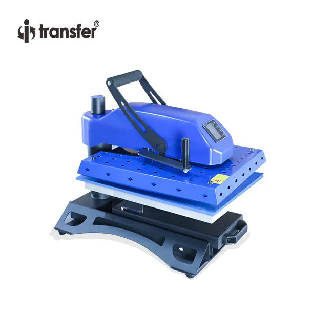 Máquina de transferencia de calor manual con cabezal móvil, máquina de prensado de camisetas, 40x60cm, pequeña máquina de transferencia de calor para planchado plano