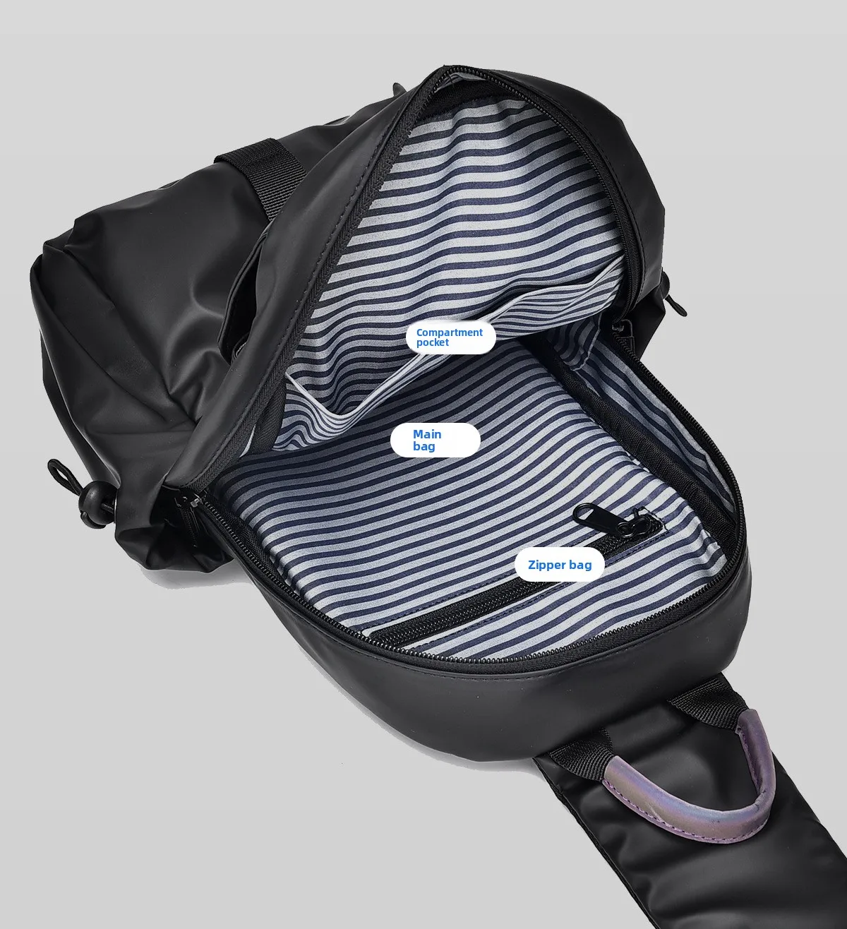 New Fashionable and Simple Chest Bag, Portable Travel Backpack, Casual Single-shoulder Bag, Water-resistant Crossbody Bag