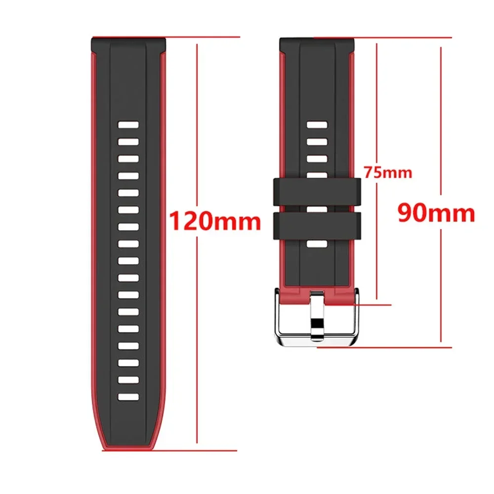 22mm 20mm Sports Silicone Strap For COROS PACE 3 2 Band For COROS APEX 2 Pro 46mm 42mm Wristband Replacement Breathable Bracelet