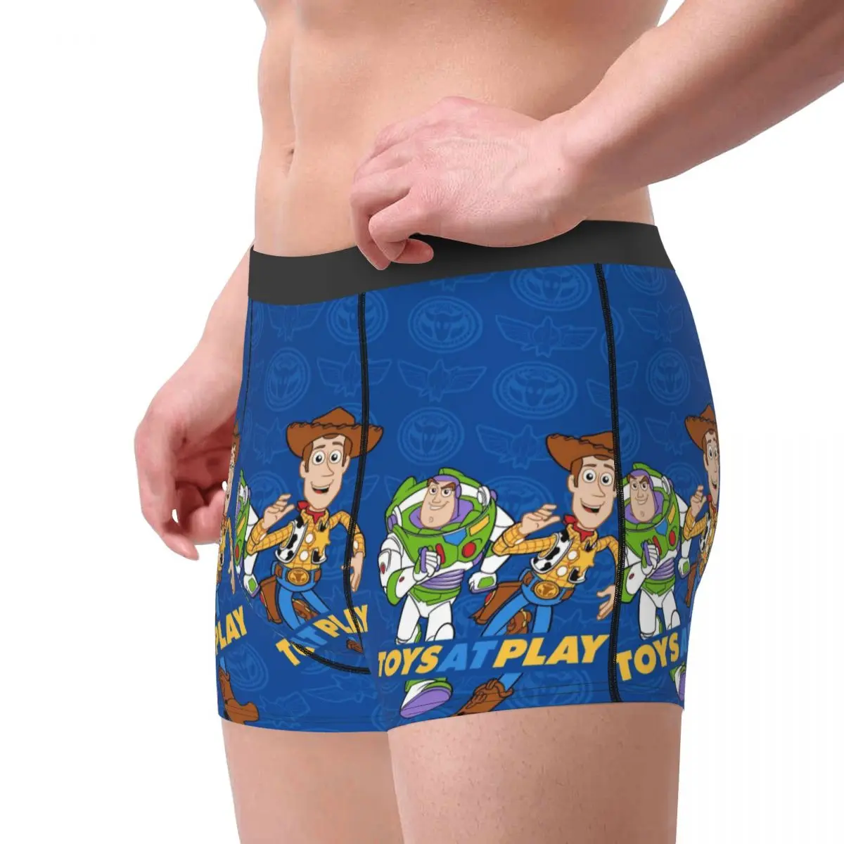Custom Toy Story Cartoon Boxer Shorts For Homme 3D Print Underwear Panties Briefs Breathable Underpants