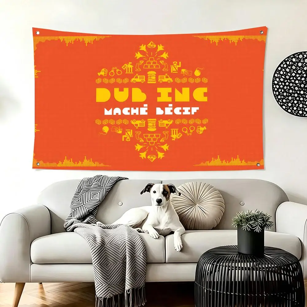 Reggae Band D-Dub Incorporation Flags  For Living Room Home Dorm Decor Wall Outdoor Camping Party Banner Gifts