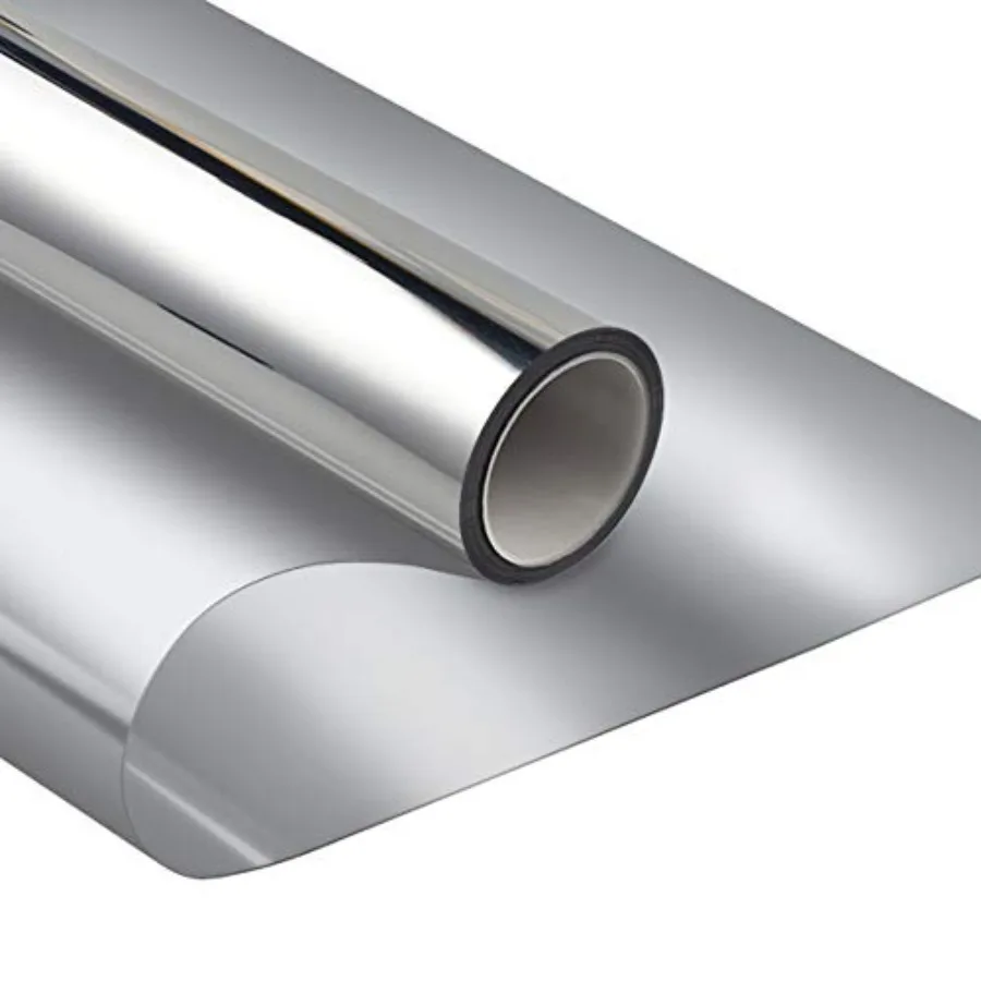 

Window Film One Way Mirror Film Privacy Static Non-Adhesive Decorative Heat Control Anti UV Window Tint for Home and Office 6 M