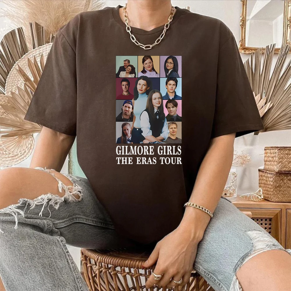 Gilmore Girl T-shirt Vintage Stars Hollow Shirt Rory Lorelai Gilmore Graphic Tee Luke\'s Diner Tv Show Inspired Tees Bookish Gift