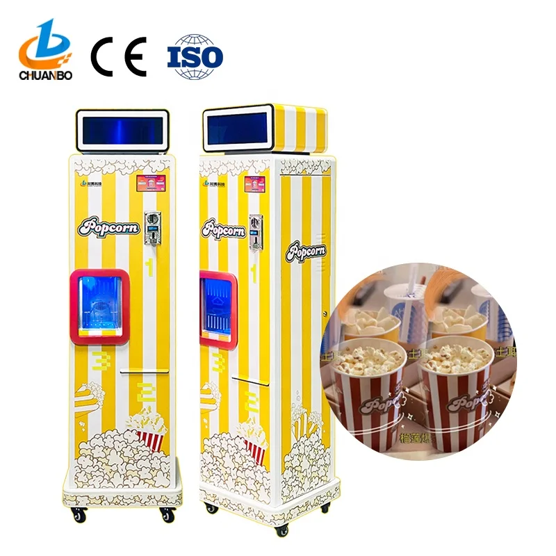 Factory Direct Sale New Products Ideas  Hot Sale Fully Automatic Popcorn Vending Machine in Big Discount for Sale