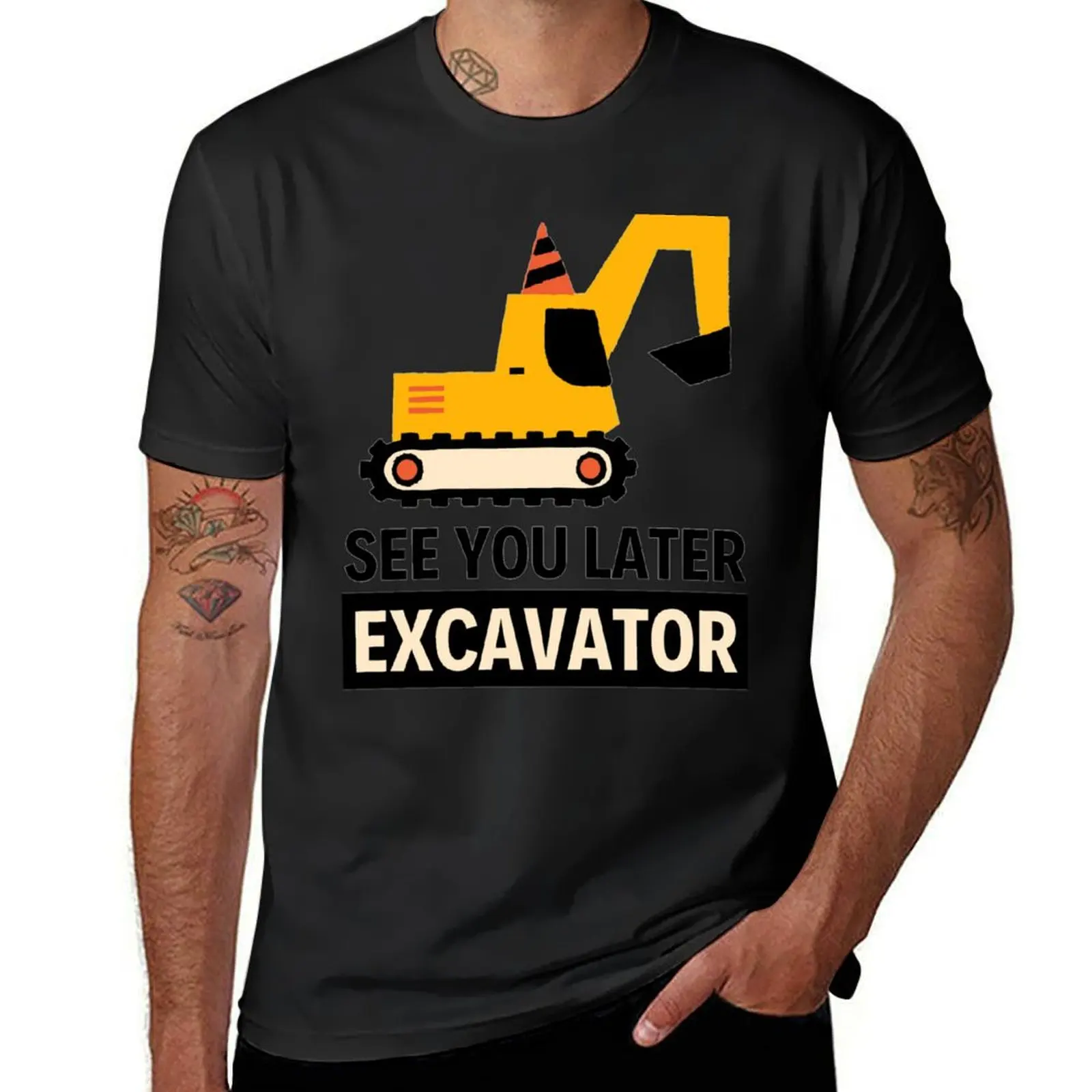 See You Later Excavator Funny Boy Heavy Toddlers T-Shirt oversizeds customizeds shirts graphic tees cute clothes tshirts for men