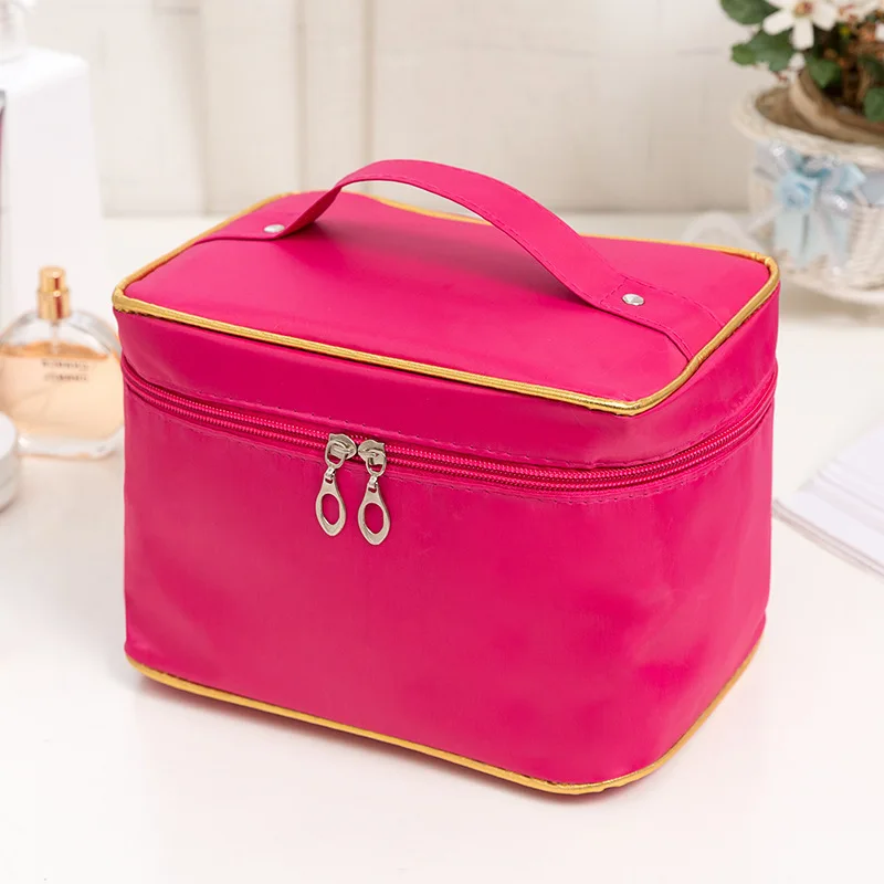 Tas Cuci Travel Portabel Dompet Penyimpanan Makeup Tahan Air Transparan Wanita Organizer Kosmetik Kapasitas Besar Kecantikan