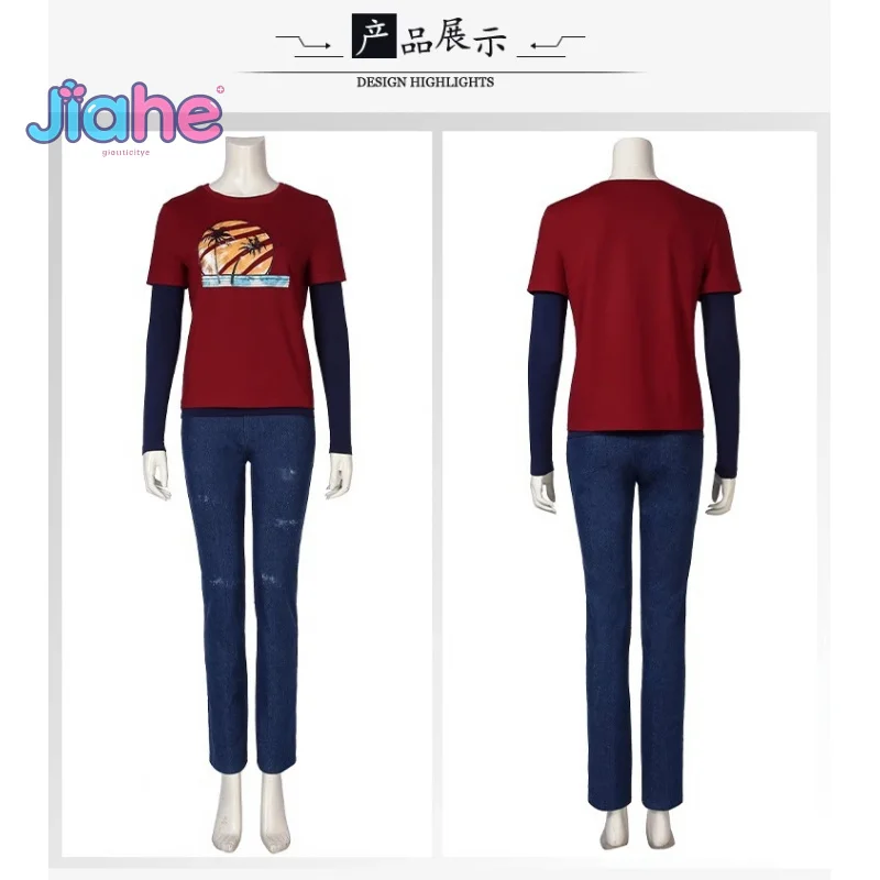 

2025 New Ellie Movie The Last of Us Airi Cosplay Costume Halloween outfits Women Men Clothing Pants T-shirts full set uniform