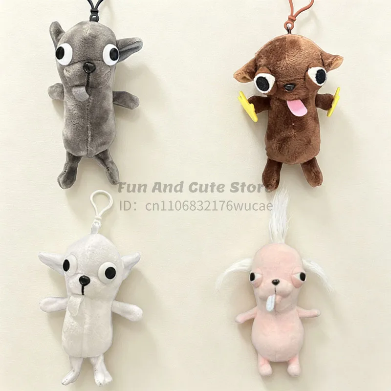 

Cute And Adorable Chihuahua Puppy Plush Pendant Ugly And Cute Creative Dog Plush Toy Backpack Abstract Plush Keychain Gift