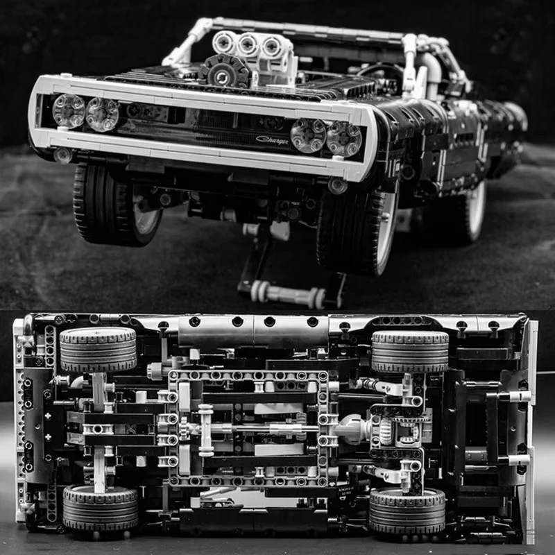 2026 new moc1077pcs racing mechanical building block kit DIY educational toys for adults difficult creative assembly gifts