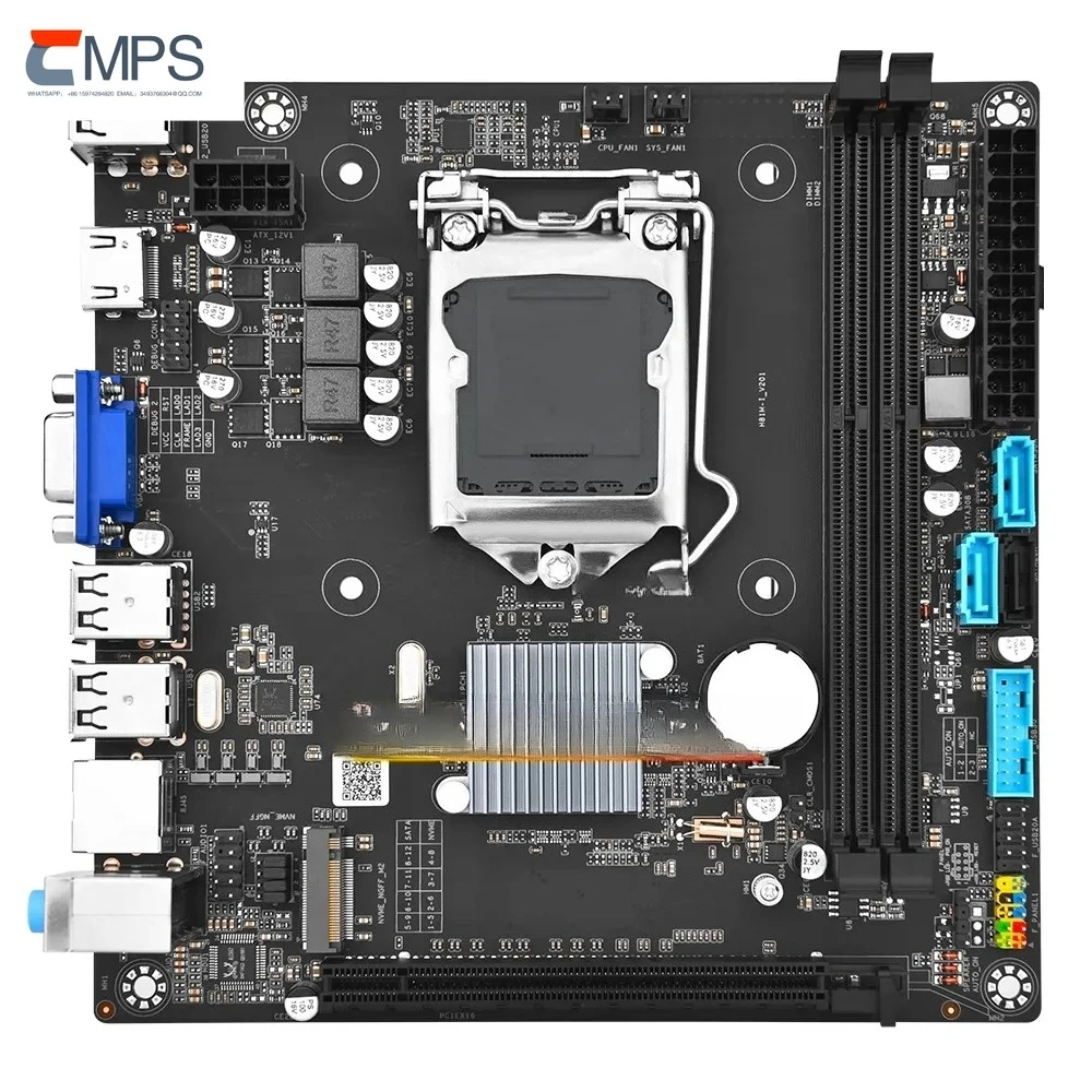 Factory H81 M.2 Desktop Motherboard 81Chipset 4th  Computer H81M Double DDR3 Memory Channels New