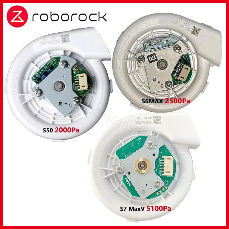 Roborock S50 S51 Original Fans Engine Spare Parts S5 MAX or S7 MaxV Replacement Robot Vacuum Cleaner Home Accessories