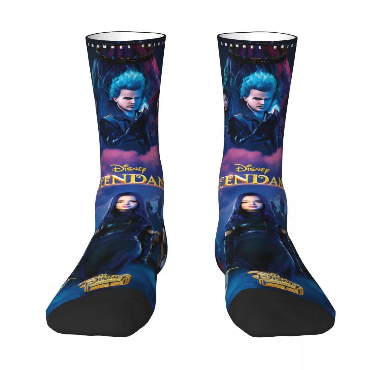 Descendants 4 The Rise Of Red Socks Kylie Cantrall Gothic Stockings Winter Anti-Slip Men's Socks