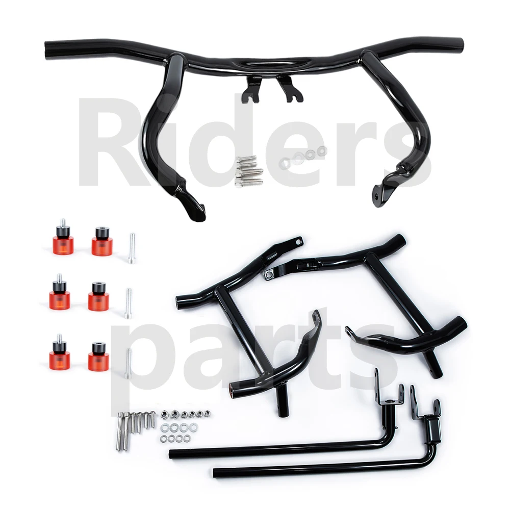 Motorcycle Saddlebag Guard Rails Bag Guards Engine Guard For Harley Road Glides Street Glides Road Glides FLHT FLHX 2014-2025