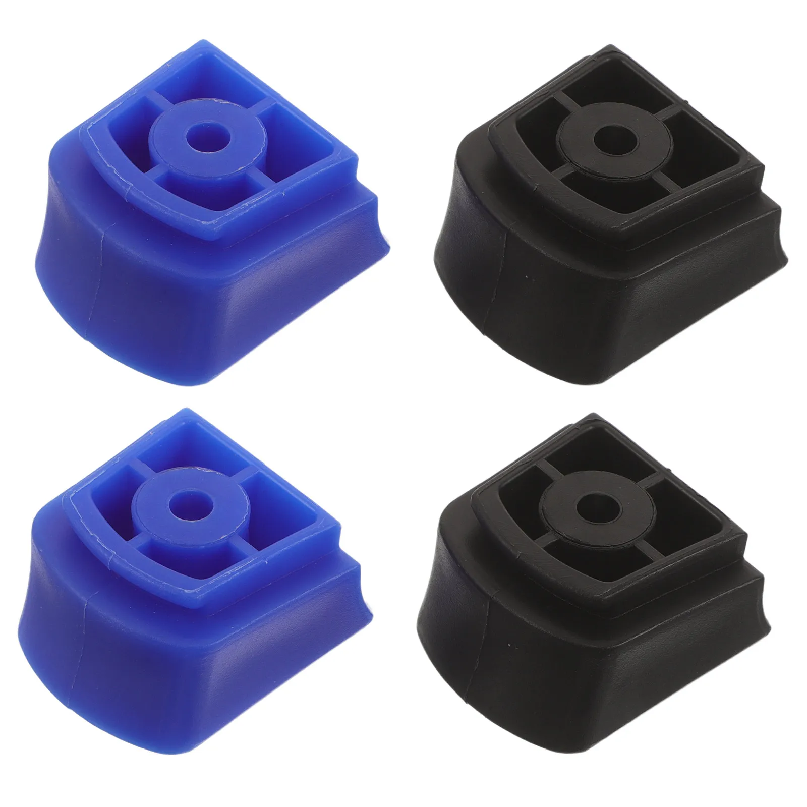 4Pcs Roller Skate Brake Block for Children Non-Slip Rubber Toe Stopper Replacement Safety Roller Skate Brake Spare Part Black