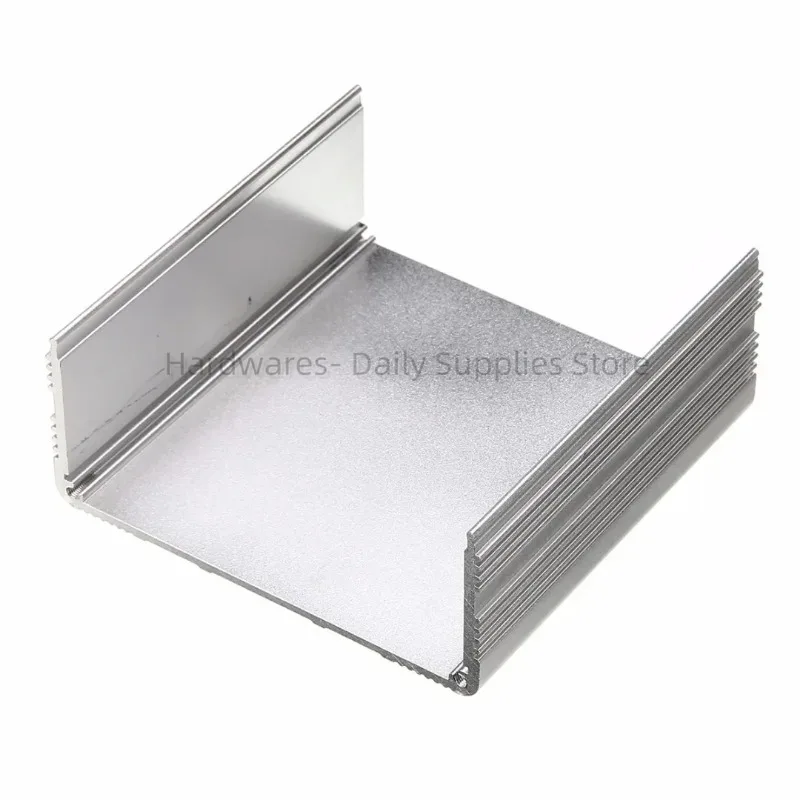 1pc Aluminum Enclosure Case Silver DIY Electronic Project PCB Instrument Box  100x100x50mm