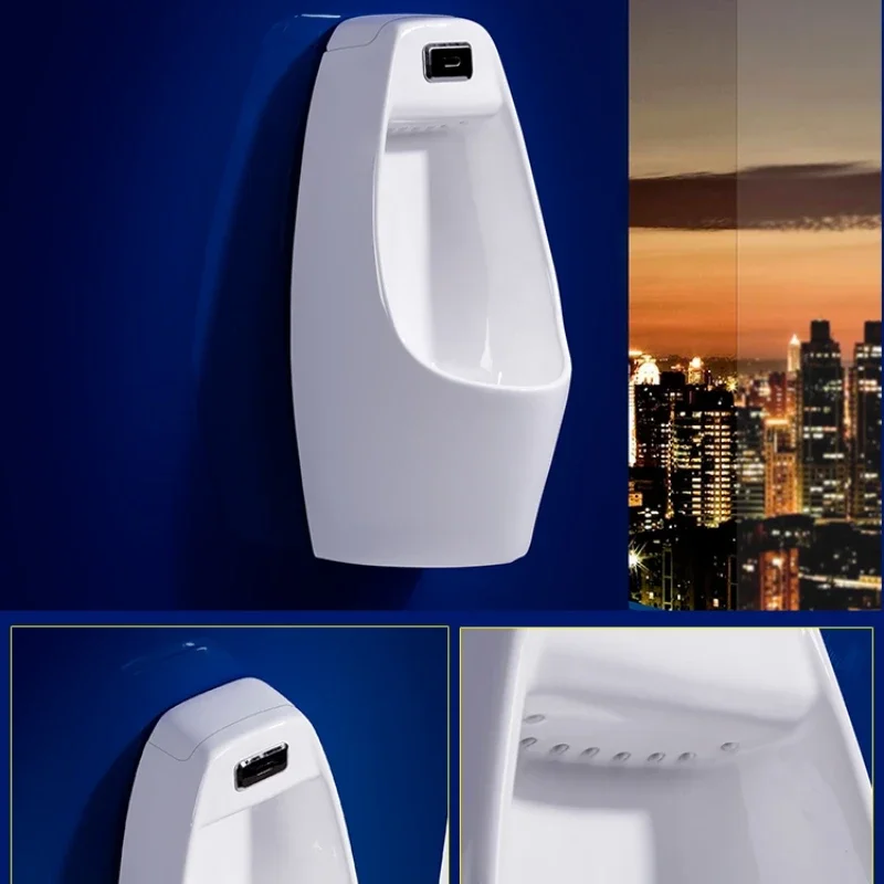 Automatic sensor urinal household wall hanging men's ceramic adult wall hanging type