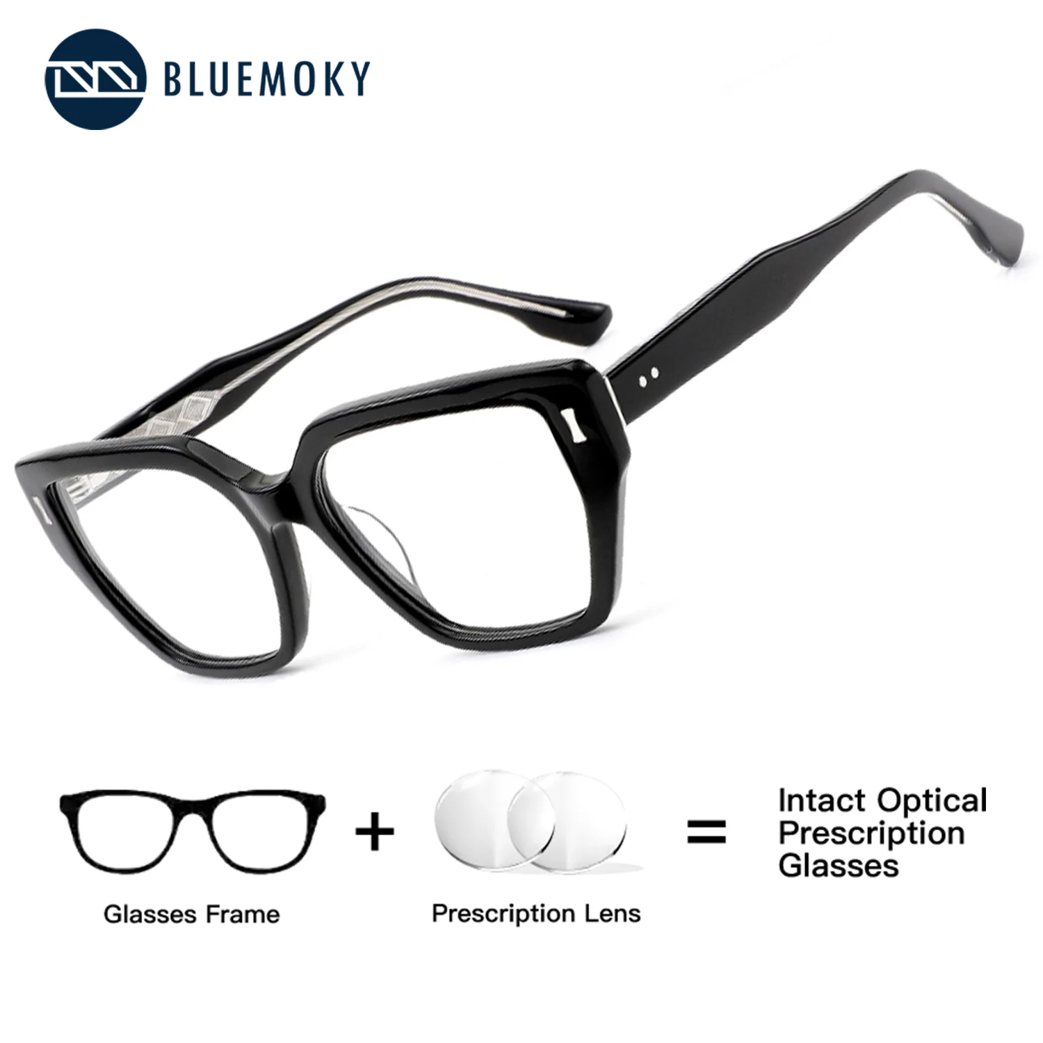 

Очки BLUEMOKY с прогрессивными линзами для женщин, оправа из ацетата в форме бабочки, фотохромные линзы, блокирующие синий свет, мультифокальные линзы