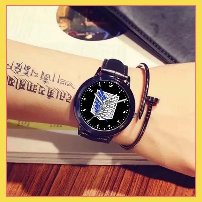 

Aggressive Giant Watch Peripheral Anime Soldier Leader Revere Personalized Gift anime Quartz Watch Glow in the Dark Waterproof