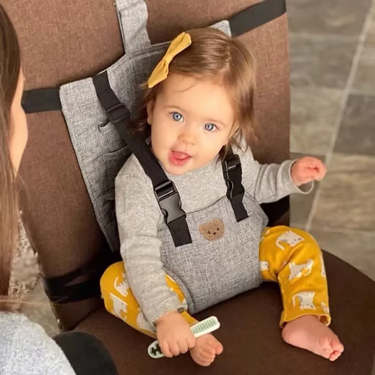 

Portable Baby Dining Chair Seat Belt Anti-drop Seat Liner Protective Fixed Dining Belt Baby Safety Outdoor Babies Accessories