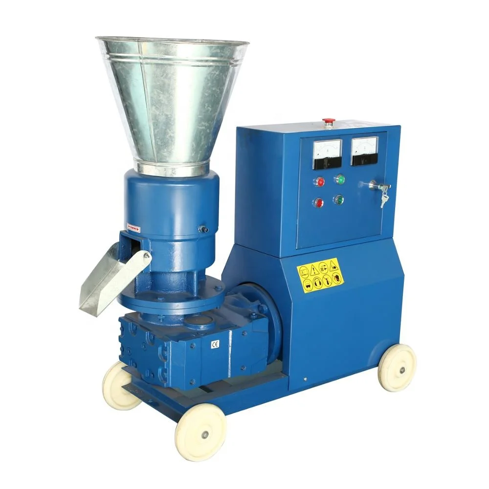 

100-500kg/h wood pellet making mill